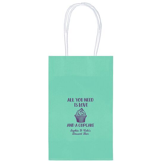 All You Need Is Love and a Cupcake Medium Twisted Handled Bags